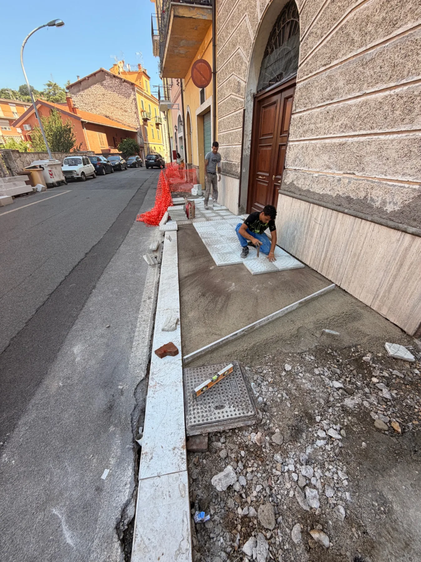 Posa pavimentazione esterna